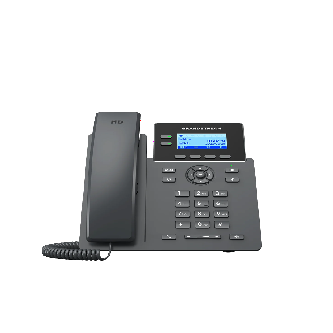 GRP2602(P/W/G) 2-Line Essential IP Phone Designed for Mass Deployment and Easy Management