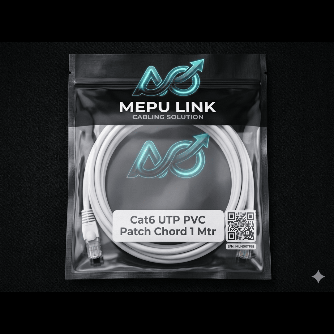 Mepu Link Cat6  Patch Cord Ethernet 1Mtr LAN Cable